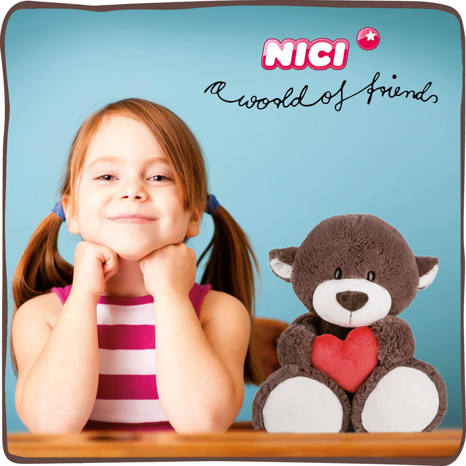 NICI ニキ　ベアー　クマ　ぬいぐるみ スカーフ付き NICI ニキ ベアー クマ ぬいぐるみ スカーフ付き Amazon.co.jp: NICI